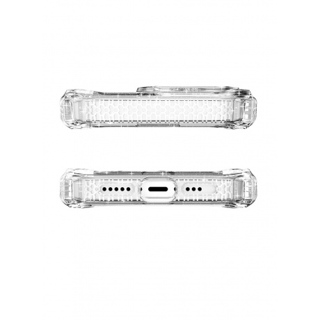 Чехол силиконовый ITSKINS SUPREME R SPARK MagSafe для iPhone 15 Pro, прозрачный - фото 6