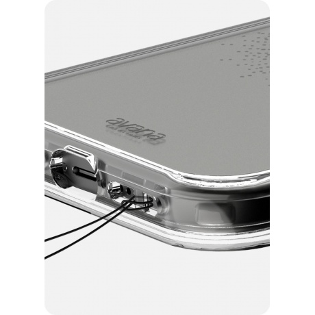 Чехол-накладка AVANA AURA Compatible with MagSafe для iPhone 15 Plus, прозр./черный - фото 10