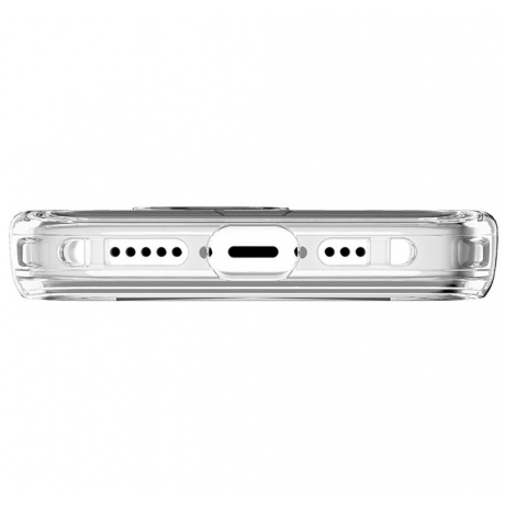 Чехол-накладка AVANA AURA Compatible with MagSafe для iPhone 15 Pro (6.1&quot;), прозрачный/золотой - фото 5