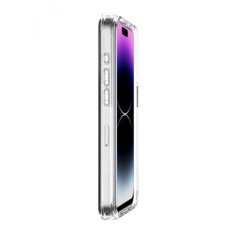 Чехол-накладка AVANA AURA Compatible with MagSafe для iPhone 15 Pro (6.1&quot;), прозрачный/черный - фото 3