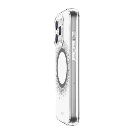 Чехол-накладка AVANA AURA Compatible with MagSafe для iPhone 15 Pro (6.1&quot;), прозрачный/черный - фото 4