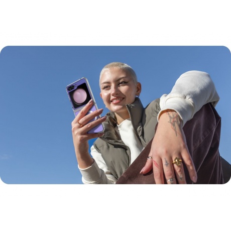 Чехол-накладка AVANA COSMIC Compatible with MagSafe для Samsung Galaxy Z Flip 5, фиолетовый - фото 12