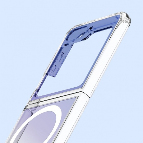 Чехол-накладка AVANA COSMIC Compatible with MagSafe для Samsung Galaxy Z Flip 5, фиолетовый - фото 4