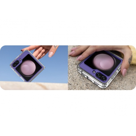 Чехол-накладка AVANA COSMIC Compatible with MagSafe для Samsung Galaxy Z Flip 5, фиолетовый - фото 10