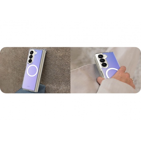 Чехол-накладка AVANA COSMIC Compatible with MagSafe для Samsung Galaxy Z Fold 5, фиолетовый - фото 11