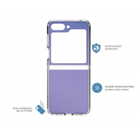 Чехол-накладка AVANA COSMIC для Samsung Galaxy Z Flip 5, фиолетовый - фото 12
