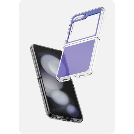 Чехол-накладка AVANA COSMIC для Samsung Galaxy Z Flip 5, фиолетовый - фото 5