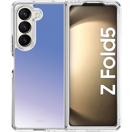 Чехол-накладка AVANA COSMIC для Samsung Galaxy Z Fold 5, фиолетовый - фото 2