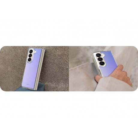 Чехол-накладка AVANA COSMIC для Samsung Galaxy Z Fold 5, фиолетовый - фото 12
