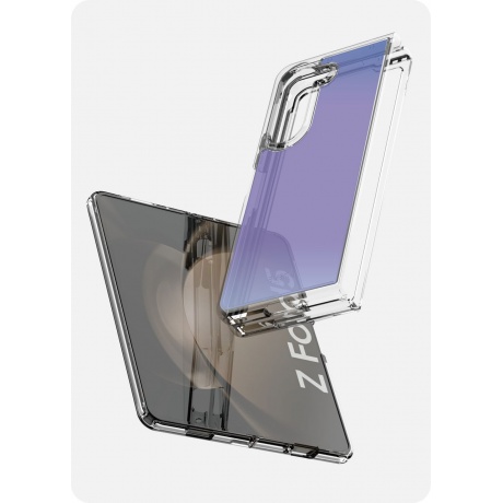 Чехол-накладка AVANA COSMIC для Samsung Galaxy Z Fold 5, фиолетовый - фото 7