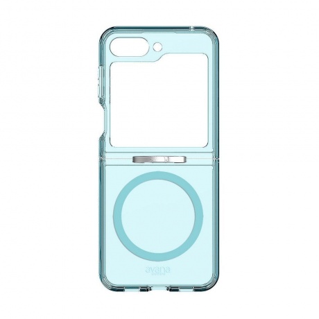 Чехол-накладка AVANA ICE Compatible with MagSafe для Samsung Galaxy Z Flip 5, голубой - фото 1