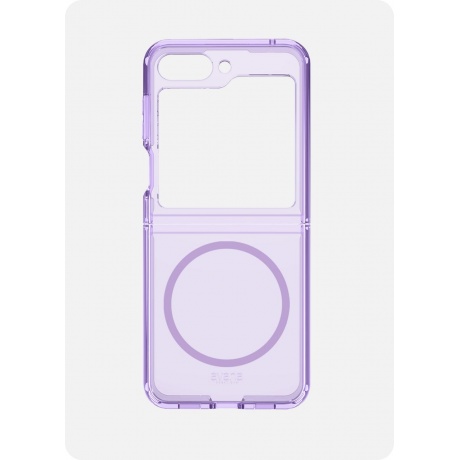 Чехол-накладка AVANA ICE Compatible with MagSafe для Samsung Galaxy Z Flip 5, сиреневый - фото 1