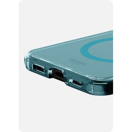 Чехол-накладка AVANA ICE RING Compatible with MagSafe для Samsung Galaxy Z Flip 5, голубой - фото 8