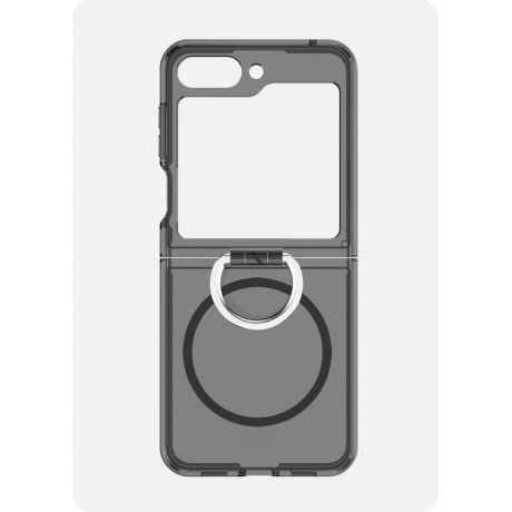 Чехол-накладка AVANA ICE RING Compatible with MagSafe для Samsung Galaxy Z Flip 5, дымчатый - фото 1