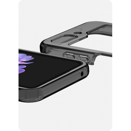 Чехол-накладка AVANA ICE RING Compatible with MagSafe для Samsung Galaxy Z Flip 5, дымчатый - фото 2