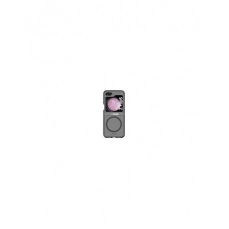 Чехол-накладка AVANA ICE RING Compatible with MagSafe для Samsung Galaxy Z Flip 5, дымчатый - фото 6
