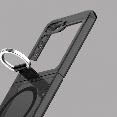 Чехол-накладка AVANA ICE RING Compatible with MagSafe для Samsung Galaxy Z Flip 5, дымчатый - фото 7