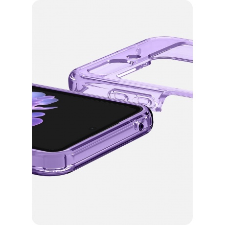 Чехол-накладка AVANA ICE RING Compatible with MagSafe для Samsung Galaxy Z Flip 5, сиреневый - фото 7