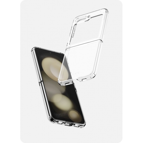 Чехол-накладка AVANA ICE для Samsung Galaxy Z Flip 5, прозрачный - фото 2