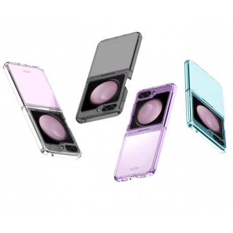 Чехол-накладка AVANA ICE для Samsung Galaxy Z Flip 5, сиреневый - фото 11