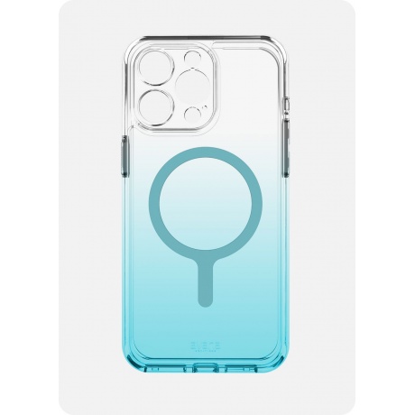 Чехол-накладка AVANA SUNRISE Compatible with MagSafe для iPhone 15 Pro (6.1&quot;), голубой - фото 1