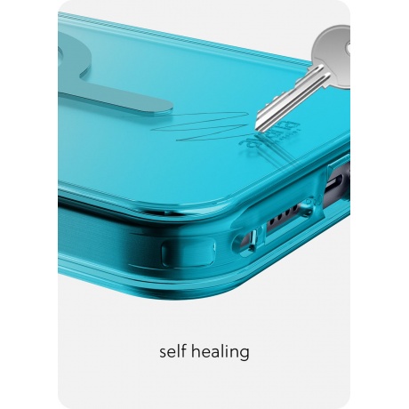 Чехол-накладка AVANA SUNRISE Compatible with MagSafe для iPhone 15 Pro (6.1&quot;), голубой - фото 5