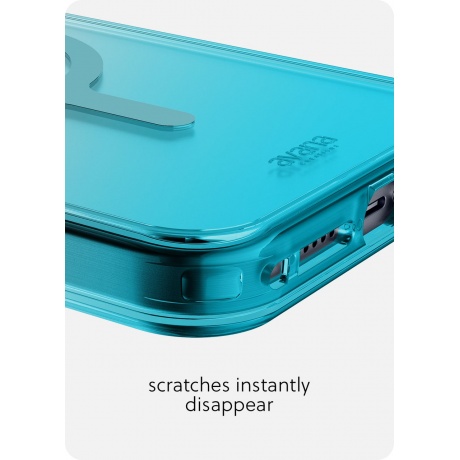 Чехол-накладка AVANA SUNRISE Compatible with MagSafe для iPhone 15 Pro (6.1&quot;), голубой - фото 6