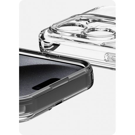 Чехол-накладка AVANA SUNRISE Compatible with MagSafe для iPhone 15 Pro (6.1&quot;), дымчатый - фото 3