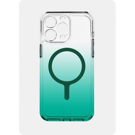 Чехол-накладка AVANA SUNRISE Compatible with MagSafe для iPhone 15 Pro (6.1&quot;), зеленый - фото 1