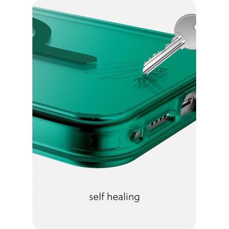 Чехол-накладка AVANA SUNRISE Compatible with MagSafe для iPhone 15 Pro (6.1&quot;), зеленый - фото 5