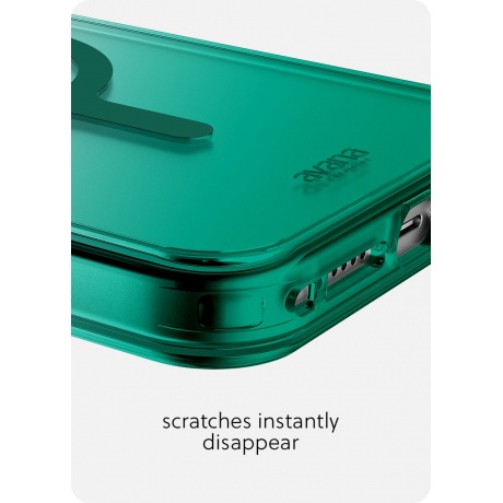 Чехол-накладка AVANA SUNRISE Compatible with MagSafe для iPhone 15 Pro (6.1&quot;), зеленый - фото 6