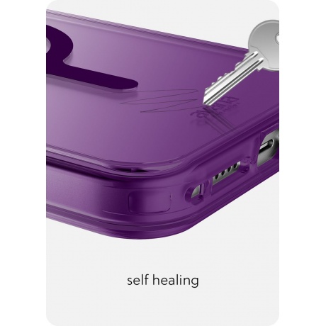 Чехол-накладка AVANA SUNRISE Compatible with MagSafe для iPhone 15 Pro (6.1&quot;), сиреневый - фото 5