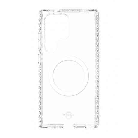 Чехол-накладка ITSKINS HYBRID CLEAR w/MagSafe для Samsung Galaxy S24 Ultra, прозрачный - фото 1