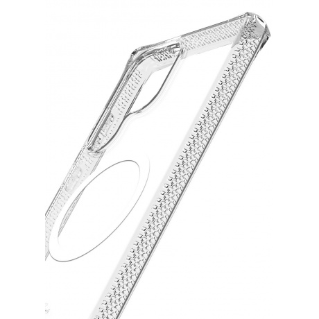 Чехол-накладка ITSKINS HYBRID CLEAR w/MagSafe для Samsung Galaxy S24 Ultra, прозрачный - фото 2