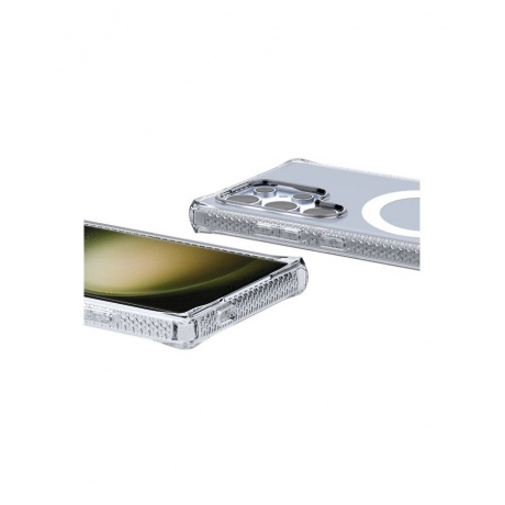 Чехол-накладка ITSKINS HYBRID CLEAR w/MagSafe для Samsung Galaxy S24 Ultra, прозрачный - фото 10