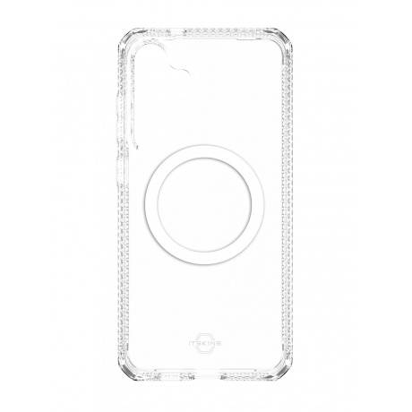 Чехол-накладка ITSKINS HYBRID CLEAR w/MagSafe для Samsung Galaxy S24, прозрачный - фото 1