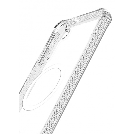 Чехол-накладка ITSKINS HYBRID CLEAR w/MagSafe для Samsung Galaxy S24, прозрачный - фото 2