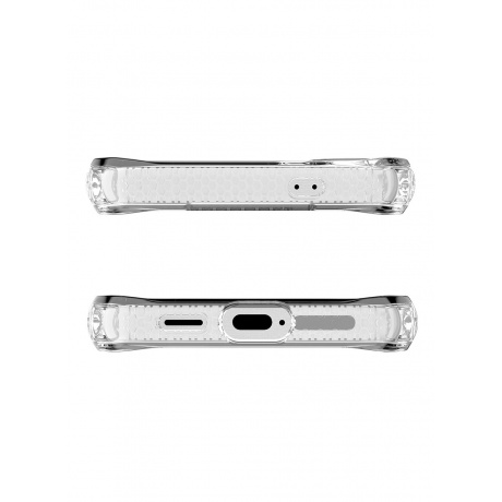 Чехол-накладка ITSKINS HYBRID CLEAR w/MagSafe для Samsung Galaxy S24, прозрачный - фото 8