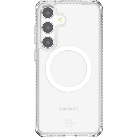 Чехол-накладка ITSKINS HYBRID CLEAR w/MagSafe для Samsung Galaxy S24, прозрачный