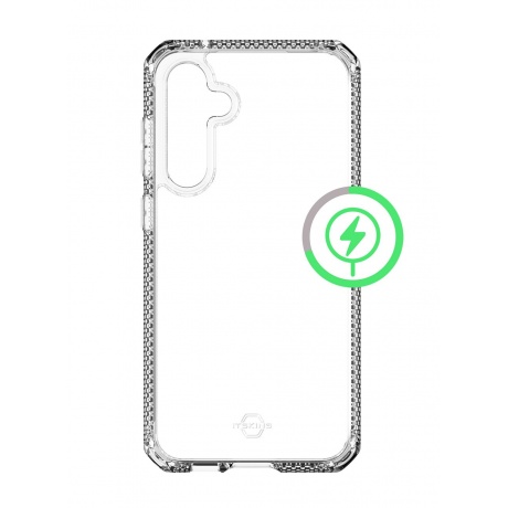 Чехол-накладка ITSKINS HYBRID CLEAR with MagSafe для Samsung Galaxy S23FE, прозрачный - фото 1