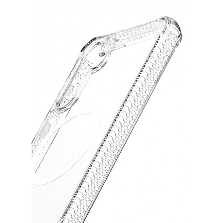Чехол-накладка ITSKINS HYBRID CLEAR with MagSafe для Samsung Galaxy S23FE, прозрачный - фото 2