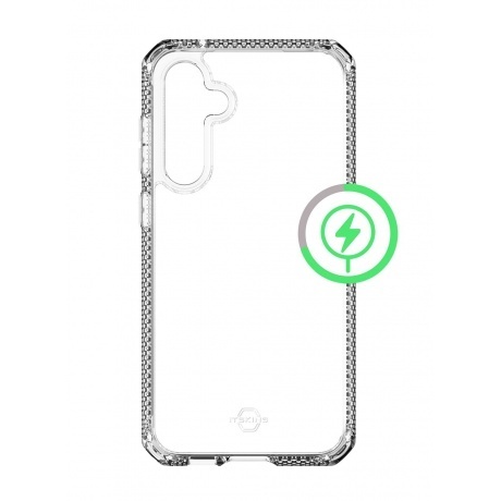 

Чехол-накладка ITSKINS HYBRID CLEAR with MagSafe для Samsung Galaxy S23FE, прозрачный