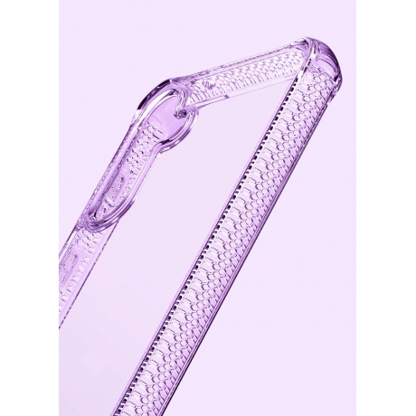 Чехол-накладка ITSKINS HYBRID CLEAR для Samsung Galaxy S23FE, сиреневый/прозрачный - фото 2