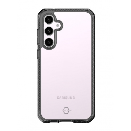 Чехол-накладка ITSKINS HYBRID CLEAR для Samsung Galaxy S23FE, черный/прозрачный - фото 3