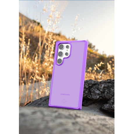 Чехол-накладка ITSKINS HYBRID FROST для Samsung Galaxy S24 Ultra, фиолетовый - фото 4
