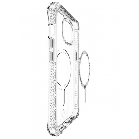 Чехол-накладка ITSKINS HYBRID R CLEAR MagSafe для iPhone 15 /14 (6.1&quot;), прозрачный - фото 3