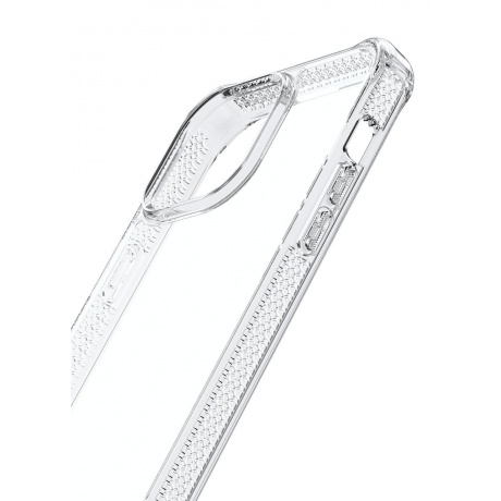 Чехол-накладка ITSKINS HYBRID R CLEAR для iPhone 15 /14 (6.1&quot;), прозрачный - фото 2