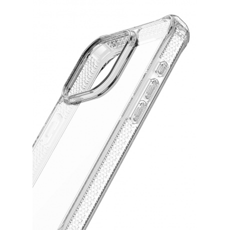 Чехол-накладка ITSKINS HYBRID R CLEAR для iPhone 15 Pro (6.1&quot;), прозрачный - фото 2