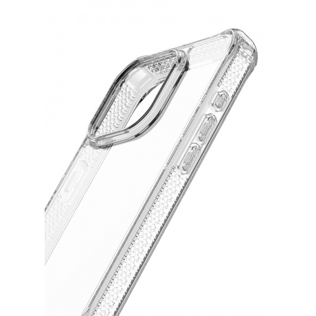 Чехол-накладка ITSKINS HYBRID R CLEAR для iPhone 15 Pro Max (6.7&quot;), прозрачный - фото 2