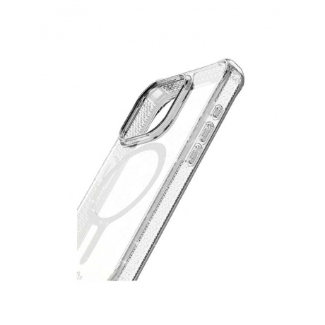 Чехол-накладка ITSKINS HYBRID R SPARK w/MagSafe  для iPhone 15 Pro  (6.1&quot;), прозрачный - фото 2